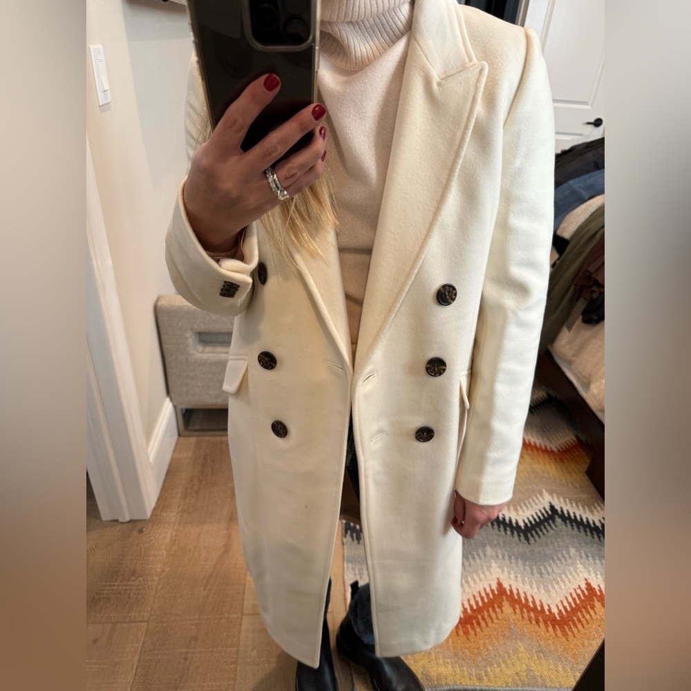 NWT Stunning J CREW Wool Blend Top Coat 00 XS XXS